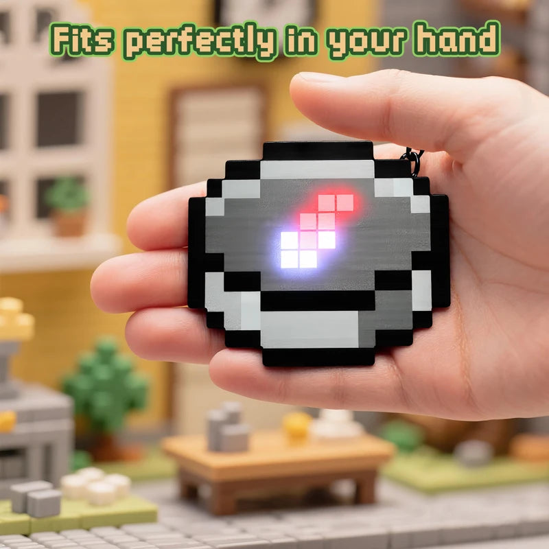 Working Minecraft Compass Keychain