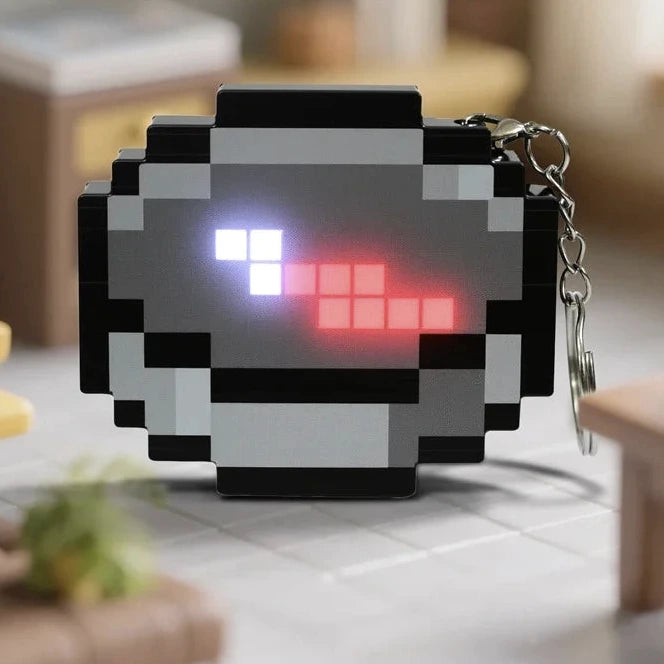 Working Minecraft Compass Keychain