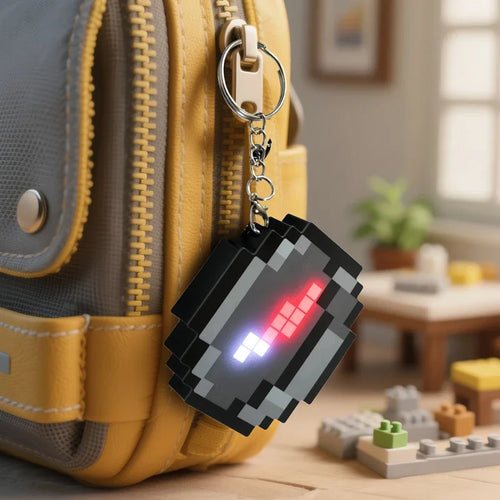 Working Minecraft Compass Keychain